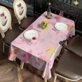 thumbnail image 6 of Ballet Princess Pattern Rectangle Tablecloth 60"x102",Waterproof Polyester Rectangle Table Cloth, Wipeable Spillproof Polyester Tablecloth for Dining, Camping, Indoor and Outdoor, 6 of 6