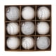 thumbnail image 2 of Juego de 9 bolas navideñas de 8 cm | Adornos de encaje con lentejuelas | Decoraciones navideñas de plástico multicolor | Decoración duradera para el árbol de Navidad | Ideal para celebrar fiestas en, 2 of 6
