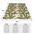 thumbnail image 3 of Fuzoiu Butterflies And Peacock Feathers Print Ultra-Soft Micro Fleece Blanket,All Seasons Flannel Throw, Lightweight Blanket for Bed, Sofa, Couch, Movie Night, Camping, and Travel-60"x50", 3 of 7