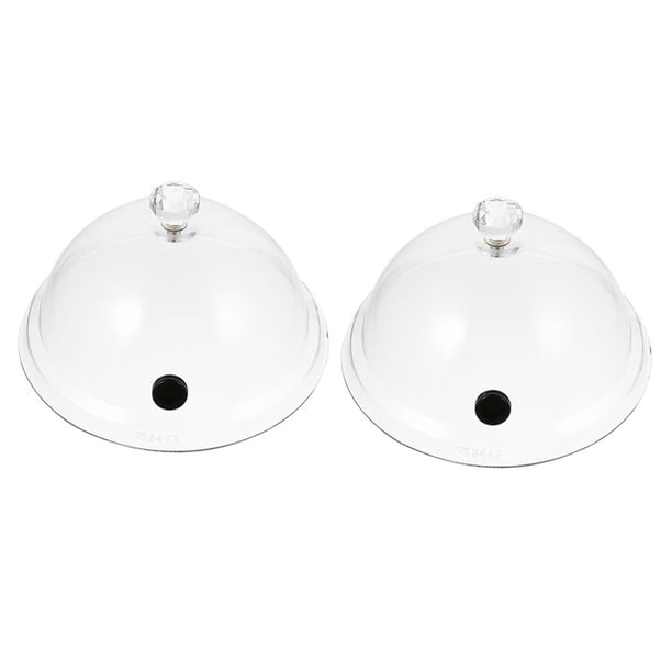 2pcs Fumar cúpula Cubiertas Cubiertas Protectores Cubiertas Cubiertas de infusión de humo
