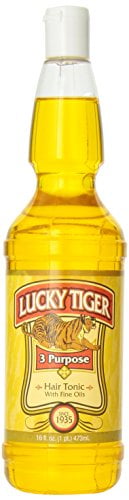 Lucky Tiger 3 Purpose Hair Tonic with Fine Oils 16oz