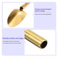 thumbnail image 3 of Unique Bargains 4Pack 10.2' Stainless Steel Spoon Straw Circle Long Handle Straw Spoon, Gold, 3 of 5