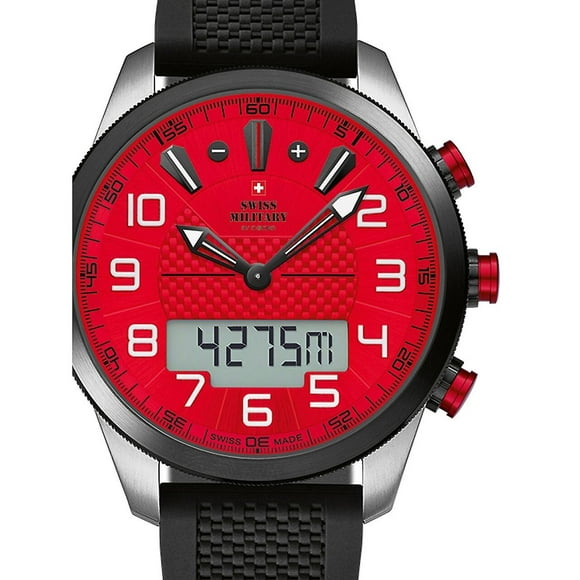 Mens Watch Swiss Military By Chrono SM34061.02, Quartz, 45mm, 10ATM