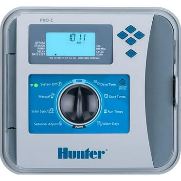 Hunter Pro-C P2C-400 4-Zone Indoor Outdoor Modular Sprinkler Irrigation Controller Timer