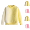 thumbnail image 4 of Pull Tricoté Chaud pour Bébé Garçons Filles Automne Hiver Tenues Jaune, 4 of 4