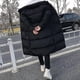 thumbnail image 5 of Mens Long Down Jacket Coat Luxury Winter Solid Black Parkas Men Plus Size 4xl Thick Warm Slim Fit Male Overcoat, 5 of 5
