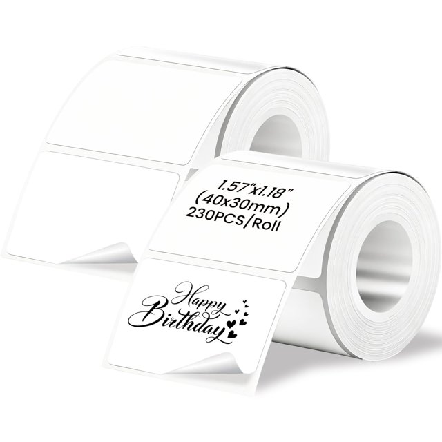 Etiquetas térmicas JUWAIre M110 40 x 30 mm, 460 piezas, 2 rollos