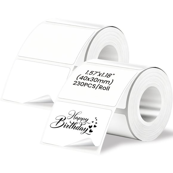 Etiquetas térmicas JUWAIre M110 40 x 30 mm, 460 piezas, 2 rollos