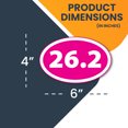 thumbnail image 2 of Magnet Me Up 26.2 Marathon Inverted Pink Oval Magnet Decal, 4x6 In, Vinyl Automotive Magnet, 2 of 7