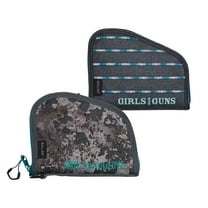 Girls with Guns 8" Handgun Case, 8.63" x 6.75", Shade Camo, N/a, 93-8A 93-8A, Polyester
