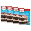 (4 pack) Duncan Hines Signature Perfectly Moist Swiss Chocolate Cake Mix, 15.25 oz.
