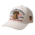 thumbnail image 1 of United States 250th Anniversary Hat Bald Printed Patriotic Baseball Cap For Men Women Multi, 1 of 7