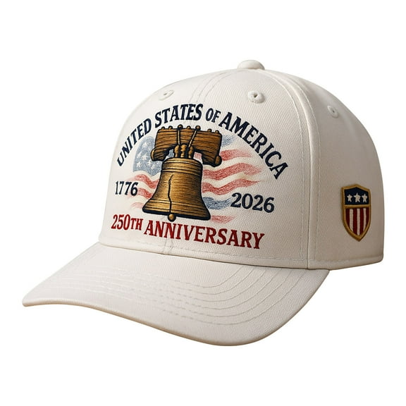 USA 250th Anniversary Patriotic Baseball Cap – Bald Eagle Printed Hat for Men & Women, Commemorative Adjustable Independence Day Gift