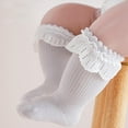 thumbnail image 3 of Baby Knee High Socks Non Slip Grip Ankle Socks Ruffled Long Stockings for Infants Toddlers Kids Boys Girls Spring, 3 of 9