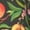 Black, variant on Horeoi Fruits Peach Print Women's Sleeveless Dress Cotton-like Flared Hem Deep Side Pockets Above-Knee