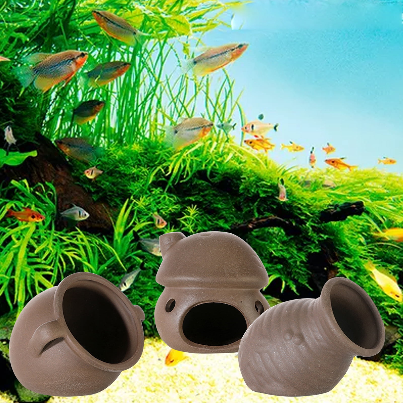 Buy Ybeauty Aquarium Decoration Various Shape Fish Breeding Ceramic