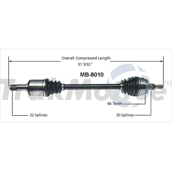 CV Axle Shaft Fits select: 1998-2005 MERCEDES-BENZ ML