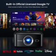 thumbnail image 2 of Proyector HAPPRUN J7 PRO 1500 ANSI Google TV 4K Full HD, 2 of 9