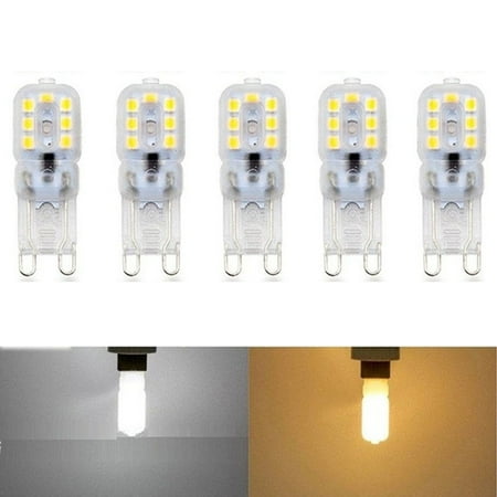 

5/10pcs G9 3W/5W Silicone Crystal LED Corn Bulb SpotLight White Lamp AC 220V Home Lighting