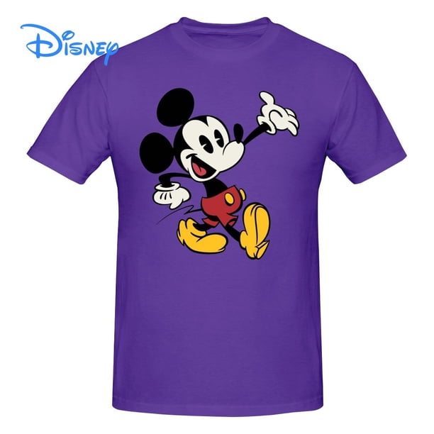 Disney Mickey Mouse Cartoon Creative T shirt Harajuku Short Sleeve T-shirt 100% Cotton Graphics Tshirt Brands Tee TopL Gao Jinjia LED