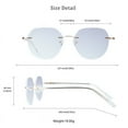 thumbnail image 2 of LifeArt Blue Light Blocking Glasses, Computer Reading Glasses, Anti Blue Rays, Reduce Eyestrain, Stylish for Men and Women(Clear,+2.50 Magnification), 2 of 5
