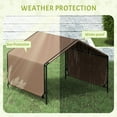 thumbnail image 5 of PawHut Portable Dog Tent for Shade Protection for Outdoor, Brown, 5 of 9