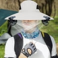 thumbnail image 2 of Sombrero con ventilador solar, sombrero con ventiladores, energía solar, ventilador solar ancho, sombrero para pesca al aire libre, carga solar USB, 2 of 6