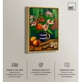 thumbnail image 2 of Floral Vase And Fruits Flowers In Vase Paintings Canvas Wall Art by Art Remedy, Gold Floater Frame, 21.5" x 31.5", 2 of 6