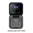 thumbnail image 2 of GJX Mini Flip Phone for Seniors,2 Sim Card Unlocked 2G Gsm Cell Phone with 1.44".Flip Phones for Seniors, 2 of 7