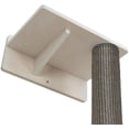 thumbnail image 3 of TRIXIE Cat Wall Furniture Set 1 - Customizable Cat Wall Climbing Set - with Climbable Scratching Post and Elevated Plattform - with Durable Sisal Rope - in White/Gray, 3 of 5