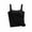 Black, variant on Fanxing Camisole Tops for Women Built in Bra Tank Tops for Women 2025 Bras No Underwire Yoga Tops Workout Sports Padded Cami Green,XL