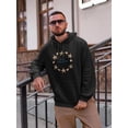 thumbnail image 2 of Buon Ferragosto Starfish Wreath Hoodie Men -Image by Shutterstock, Male Small, 2 of 4
