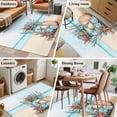 thumbnail image 5 of 3'x5' Area Rugs, Coastal Beach Indoor Outdoor Area Rug for Living Room Bedroom, Summer Ocean Starfish Coral Shells Washable Bathroom Rugs Kitchen Floor Carpet Mats Home Decor Aesthetic, 5 of 8