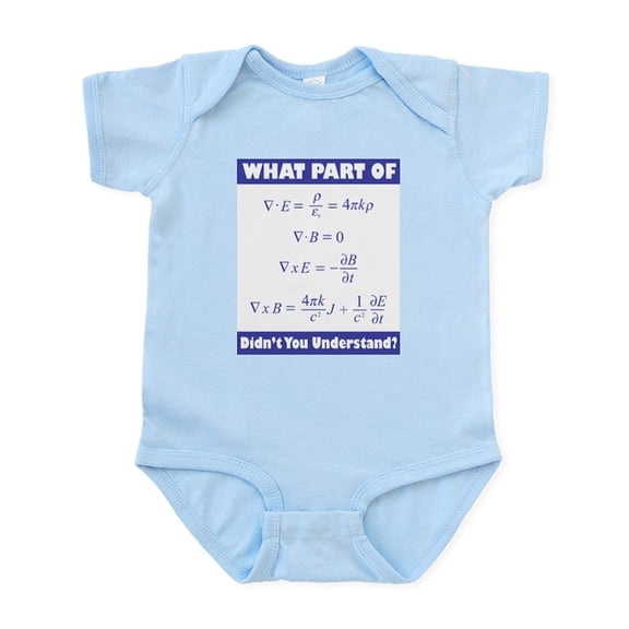 CafePress - Maxwell's Equations Infant Bodysuit - Baby Light Bodysuit, Size Newborn - 24 Months