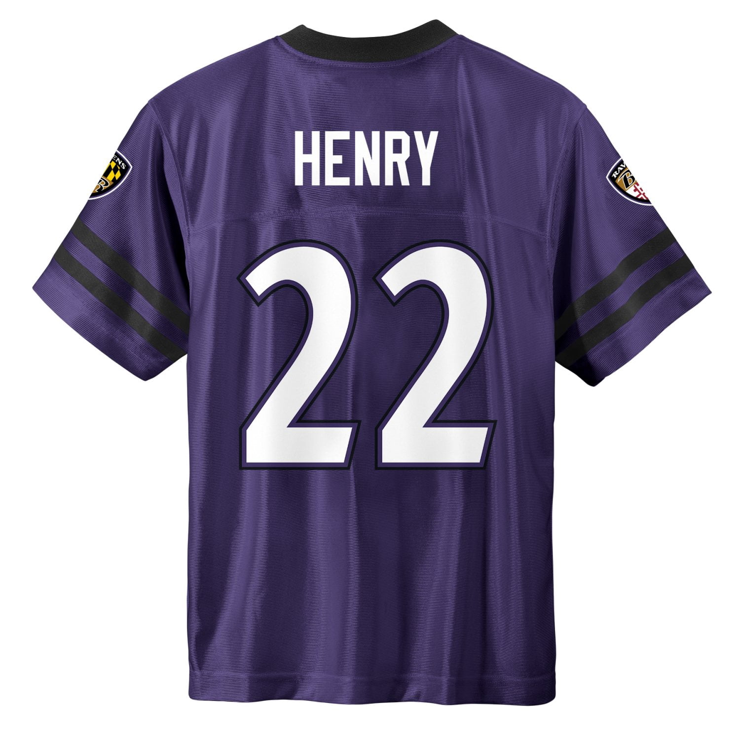 NFL BALTIMORE RAVENS Boys Jersey Game Day Fan Apparel -Henry