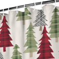 thumbnail image 3 of Shower Curtain for Bathroom Christmas Tree Winter Holiday Shower Curtains Waterproof Funny Bathroom Curtains Hooks Included,72x72Inch, 3 of 5