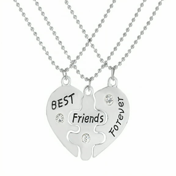 DESIGNICE 2Pcs Silver Necklace,High Pliability Cute Necklace for Women,Gentle Outline Mom Necklace for Women,Silver1 Plated