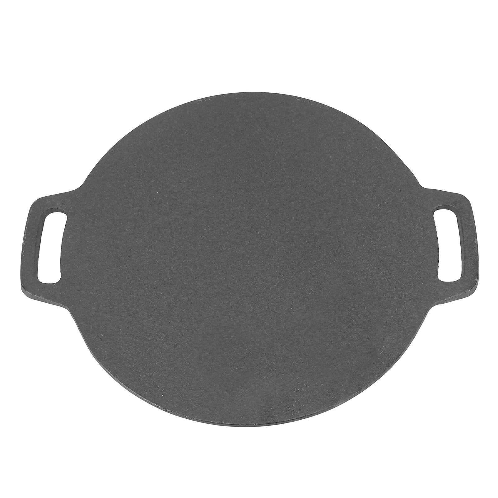 Cast Iron Pancake Pan Multifunctional Uniform Heating Pancake Flat Skillet for Kitchen Gas Stove 28cm/11.02in