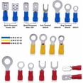 thumbnail image 2 of 280 Piezas Terminales Eléctricos, Terminales Eléctricos para Coche, Conector Eléctrico, Terminales Planos y Terminales de Horquilla, Surtido de Conectores de Engarzado Aislados, 2 of 5