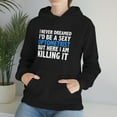 thumbnail image 6 of Never dreamed I'd be a Sexy Optometrist Killing it Unisex Hoodie S-5XL, 6 of 8