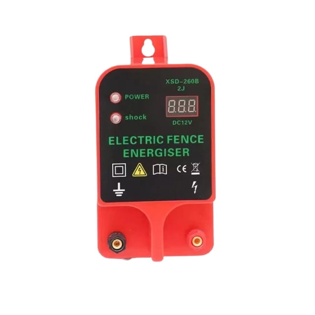 Livestock High Voltage Pulse Controller High-Decibel Alarm Waterproof LCD Voltage Display 10KM XSD-260B Electric Fence ,Multi Purpose
