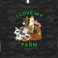 thumbnail image 4 of Inktastic I Love My Farm with Happy Farm Animals Women's T-Shirt, 4 of 5