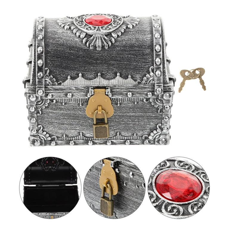 Small Treasure Box Pirate Chest Vintage Treasure Box Small