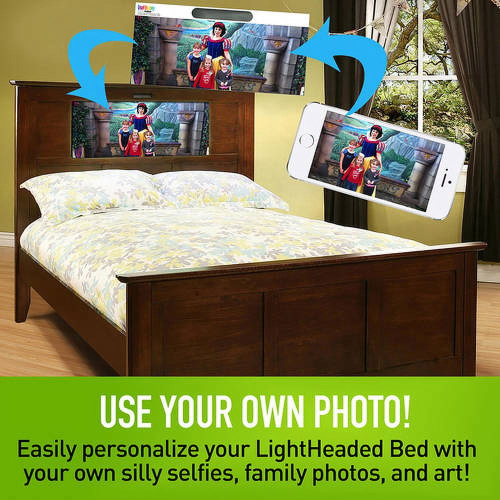 LightHeaded Beds Shaker Full Bed, Chocolate