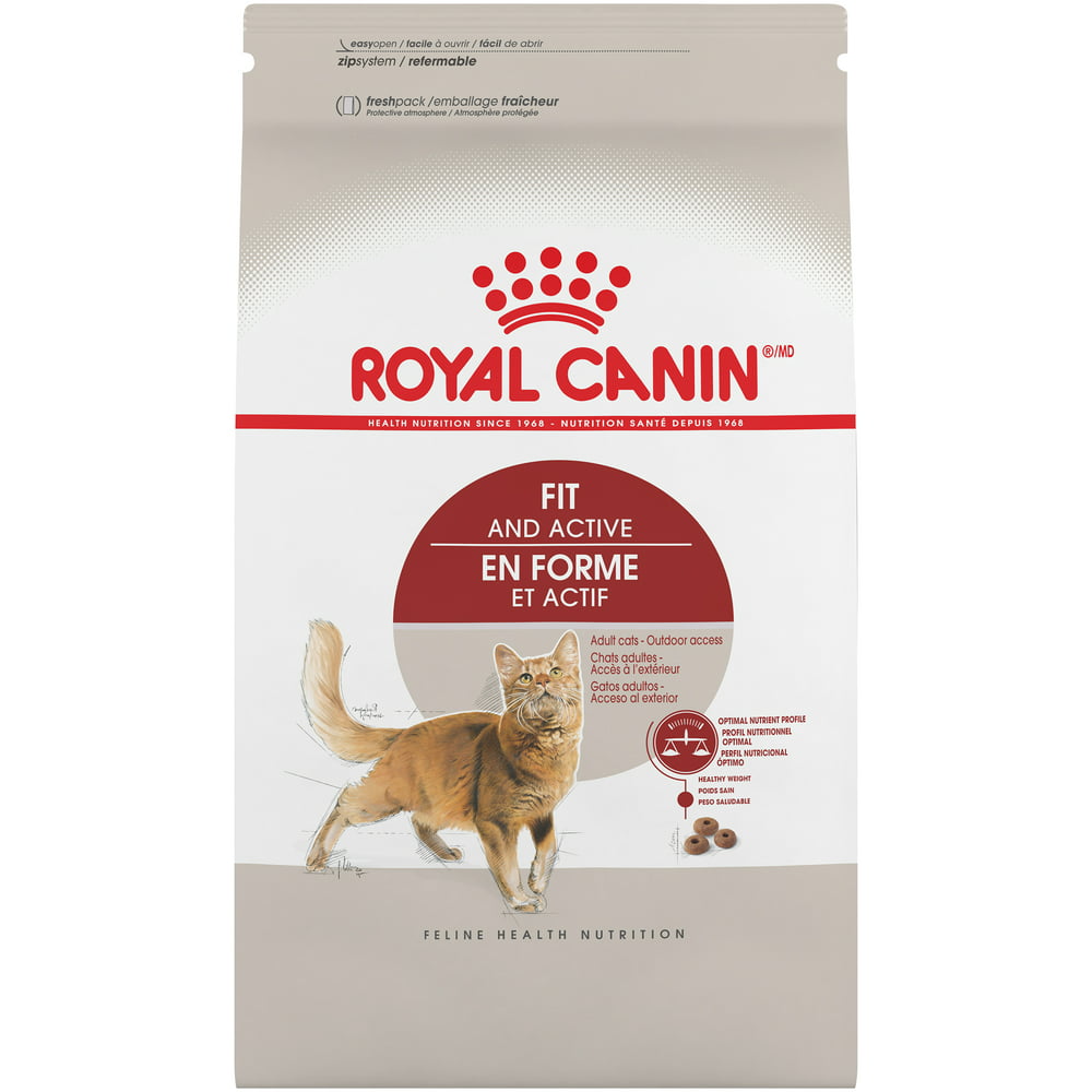 Royal Canin Adult Fit & Active Dry Cat Food, 3 lb