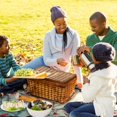 thumbnail image 6 of Tree Canvas Picnic Mat - Waterproof Outdoor Blanket for Park, Beach, and Camping - Large Portable Mat with Handles and Bonus Carry Bag for Travel and Picnic Parties, 6 of 6