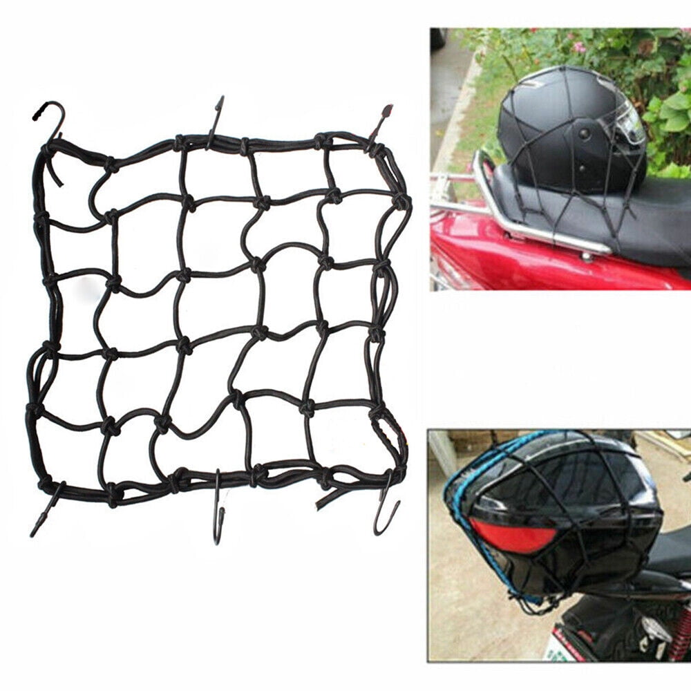 Cargo Net Motorcycle Helmet Mesh Luggage Tie Down Bungee Cord