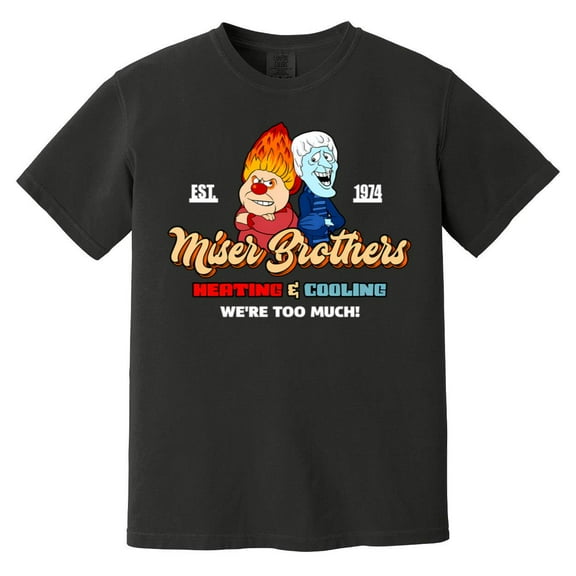 Funny Miser Brothers Heating Cooling Christmas Special Tee Comfort Color T-Shirt