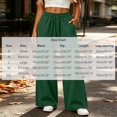 thumbnail image 2 of Tsivenald Sweatpants for Women Wide Leg High Waisted Sweat Pants Drawstring Elastic Waist Lounge Pants with Pockets Casual Comfy Pants, 2 of 9