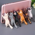 thumbnail image 6 of Vikakiooze 2023 Home Storage and Organization Children's Adult Toy Cat Mobile Phone Holder Cute Cat Gift Portable Creative, 6 of 9